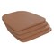 Flash Furniture 4PK Teak Poly Resin Seats for Stools & Chairs, 4PK 4-JJ-SEA-PL01-TEAK-GG - alternate 8